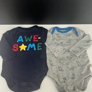 2 Gap Baby Onesies